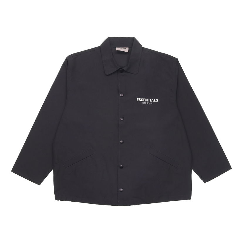 Tuulitakki Fear of God Essentials SS21 Coach Jacket Musta | 0202250500021001