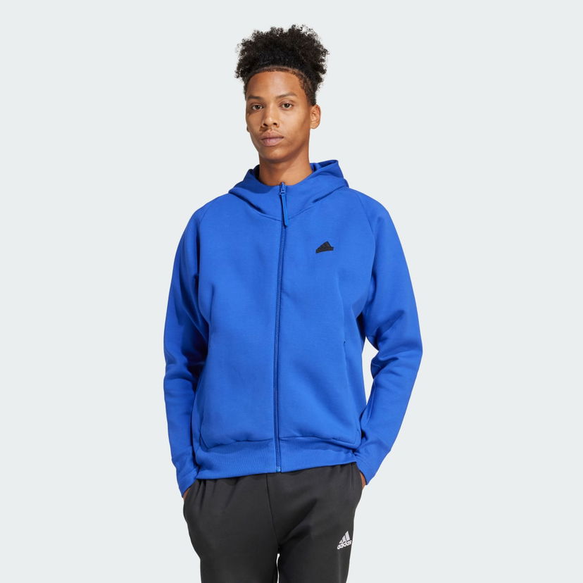 Huppari adidas Performance Sportswear Z.N.E. Premium Full-Zip Hooded Jacket Tummansininen | IR5228