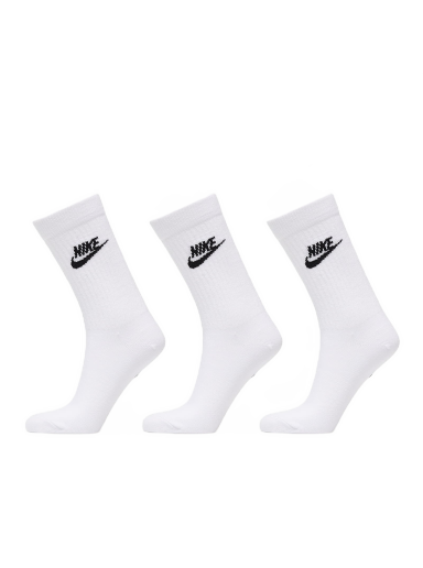 Alusvaatteet ja sukat Nike Everyday Essential Crew Socks 3-Pack Valkoinen | DX5025-100