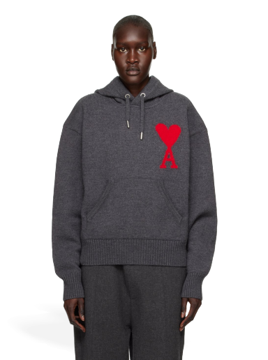 Huppari AMI Hoodie Harmaa | UKS802.018