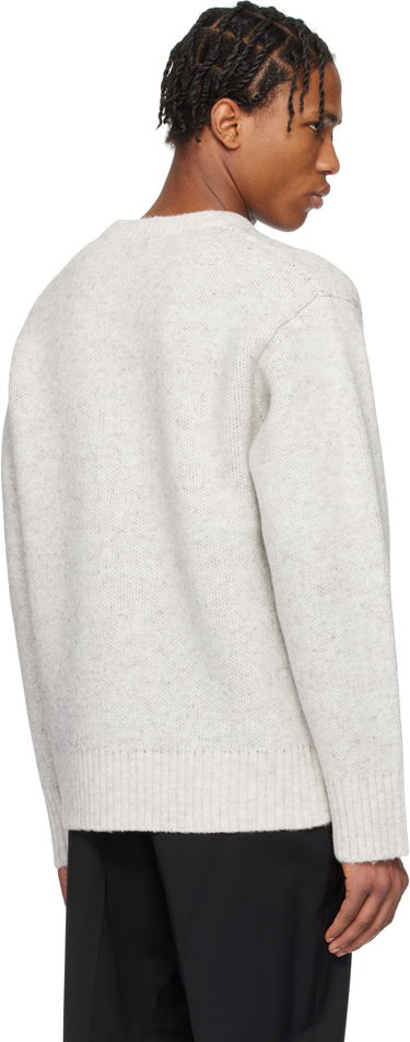 Villapaita Helmut Lang Helmut Lang Brushed Logo Sweater Harmaa | O09HM703, 2
