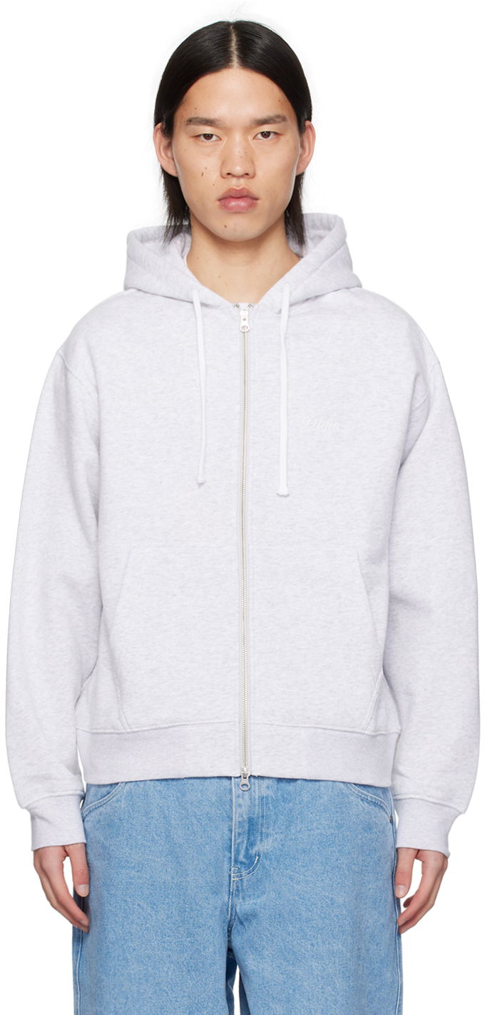 Huppari Dime Gray Cursive Hoodie Harmaa | DIMESP2417ASH, 0