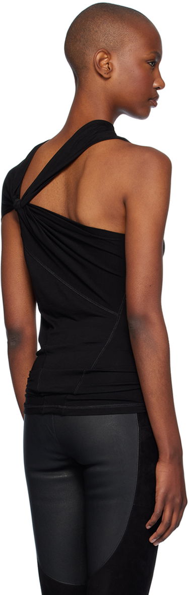 Tankkitoppi Helmut Lang Helmut Lang Sleeveless Draped Top Musta | O07HW507, 2