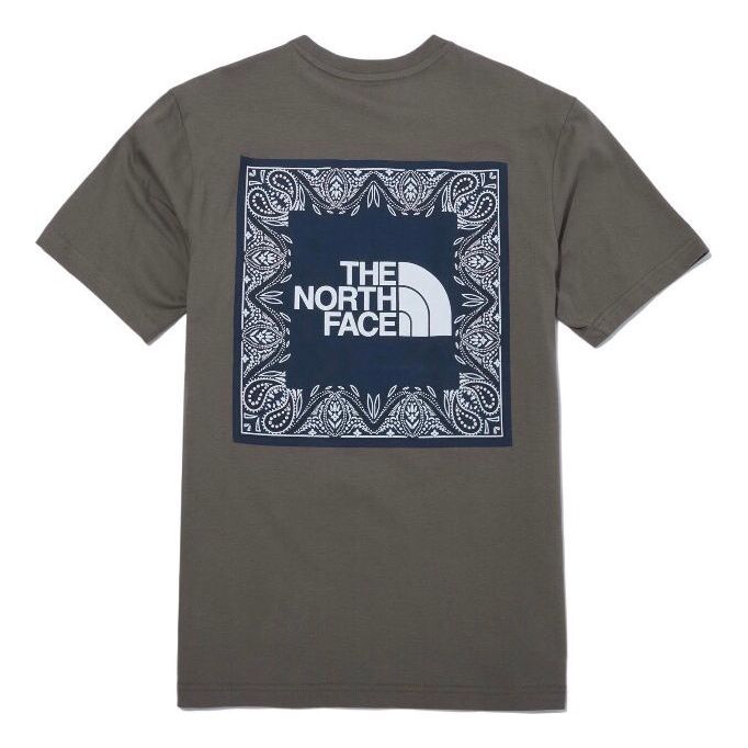T-paita The North Face Bandana Graphic T-Shirt Vihreä | NT7UN47E