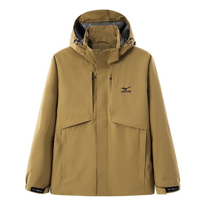 Tuulitakki Mizuno Men's Outdoor Hooded Jacket Keltainen | A2CE3122