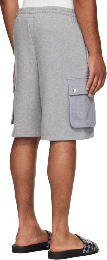 Shortsit AMIRI AMIRI Stencil Cargo Shorts Harmaa | AMJYSH1045, 2