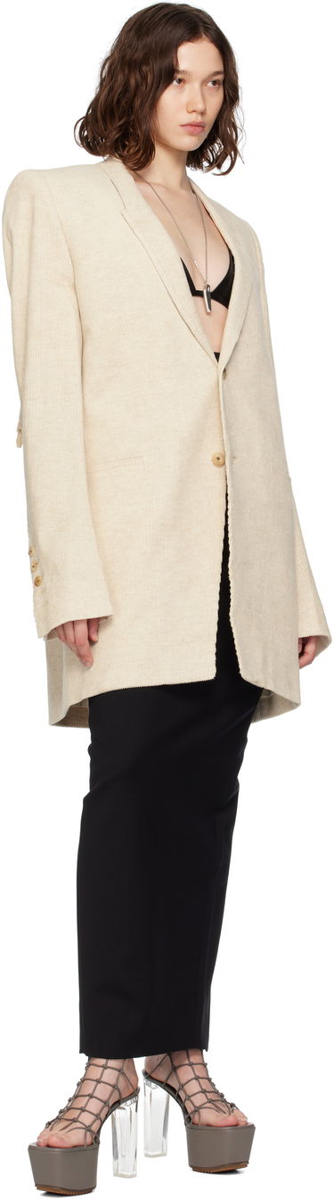 Hame Rick Owens Rick Owens Concordians Dirt Pillar Maxi Skirt Musta | RP02E4344 WST, 3