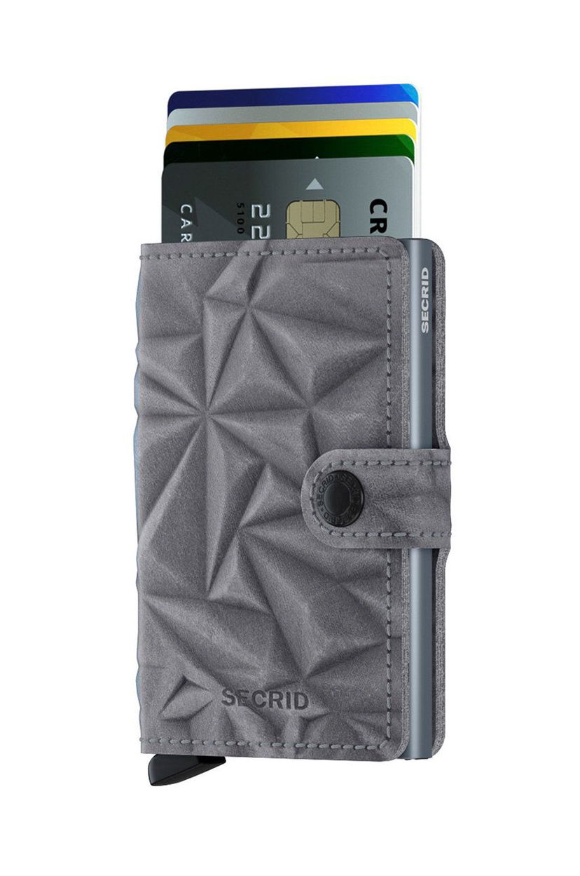 Lompakko Secrid Leather Wallet Harmaa | MPr.Stone