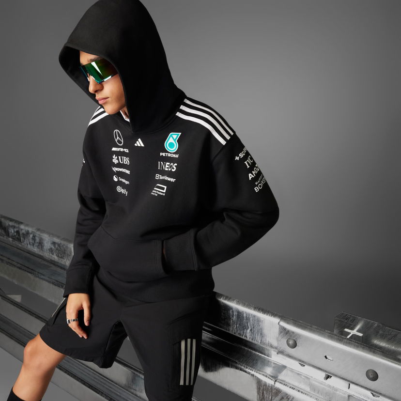 Huppari adidas Performance Mercedes - AMG Petronas Formula One Team Hoodie Musta | JW5385