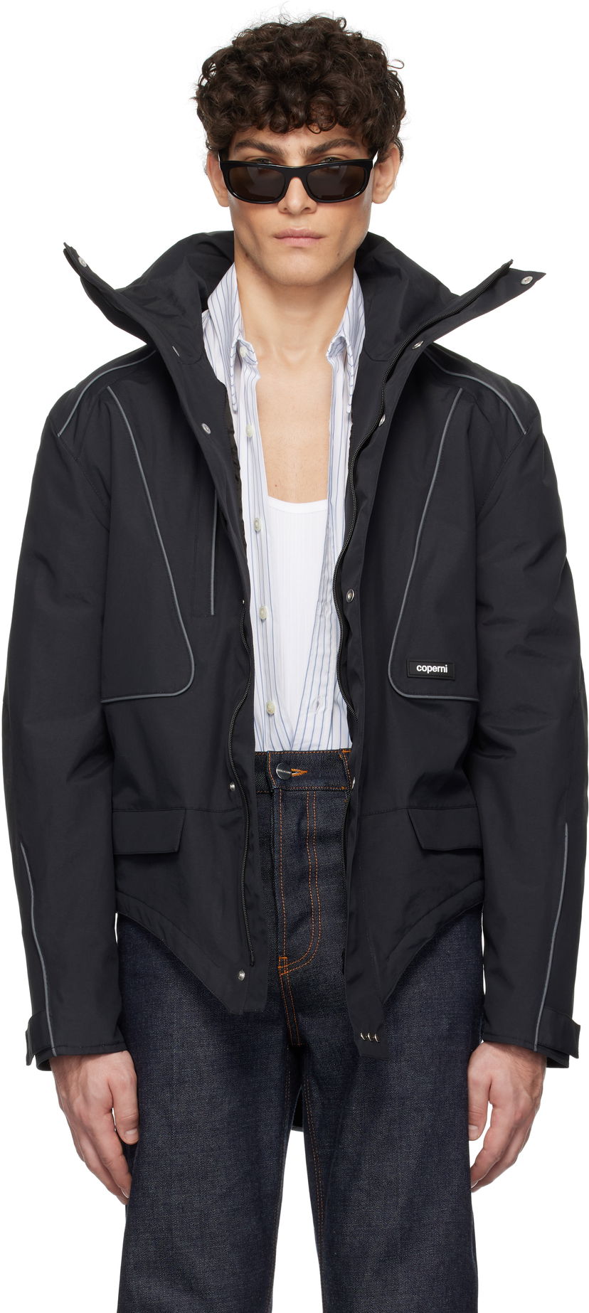 Parka Coperni Coperni Body Jacket Musta | COPOW24F3010MEN