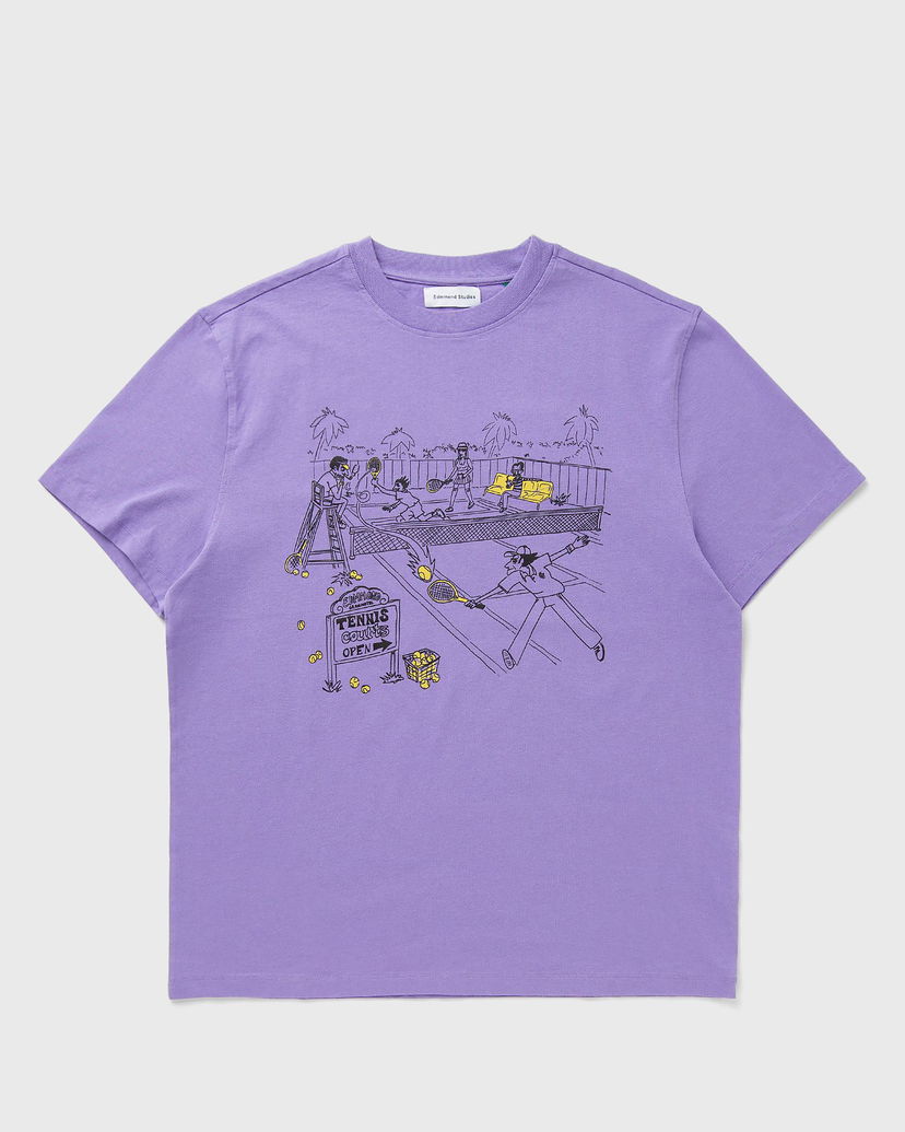 T-paita Edmmond Studios Edmmond Studios Tennis Courts Graphic T-Shirt Violetti | 125-30-13400