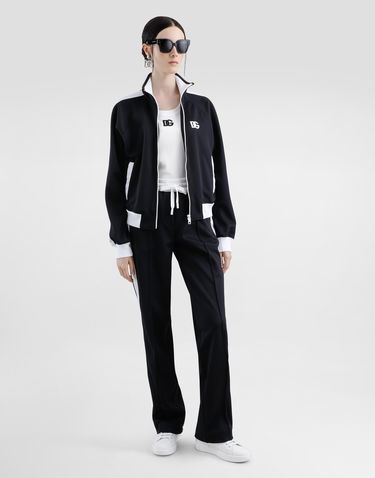 Verryttelyhousut Dolce & Gabbana Dolce & Gabbana Triacetate Jogging Pants with DG Logo Musta | FTC94ZGDCX8N0000, 1