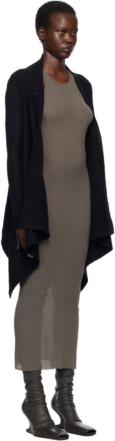 Villapaita Rick Owens Rick Owens Hollywood Medium Wrap Cardigan Musta | RP01E7642 KGRID, 1