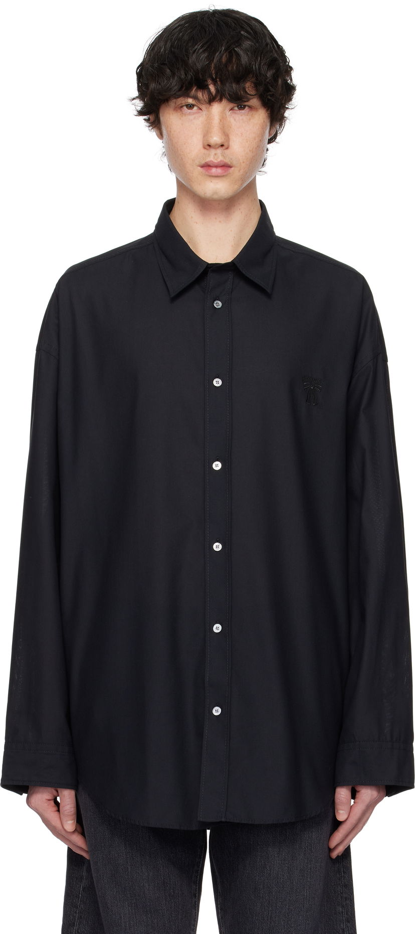 Paita Acne Studios Acne Studios Button-Up Shirt Musta | BB0599-