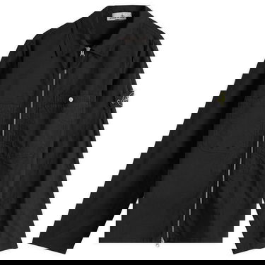 Tuulitakki Stone Island Stretch Ripstop-TC Shirt Jacket, Size Large Musta | K1S151200012-V0029, 0