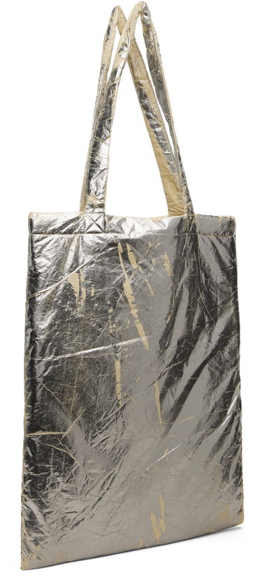 Kangaskassi Rick Owens DRKSHDW Concordians Crinkled Metallic Nylon Shopper Tote Metallinen | DA02E7431 NPFPA, 2