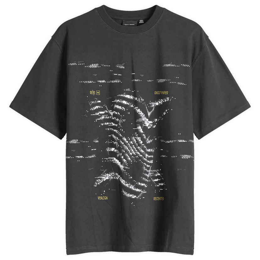 T-paita DAILY PAPER Rewind T-Shirt Musta | 2421085