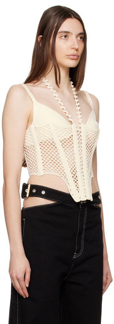 Rintaliivit Dion Lee Crochet Corset Top Musta | A7646R23, 4