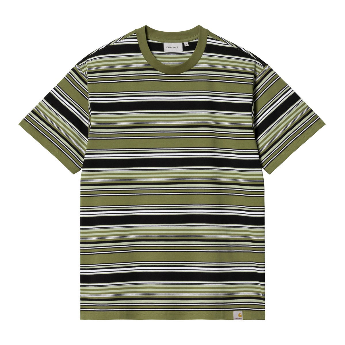 T-paita Carhartt WIP S/S Lafferty T-Shirt "Lafferty Stripe/Kiwi" Vihreä | I031603_1IN_XX, 0