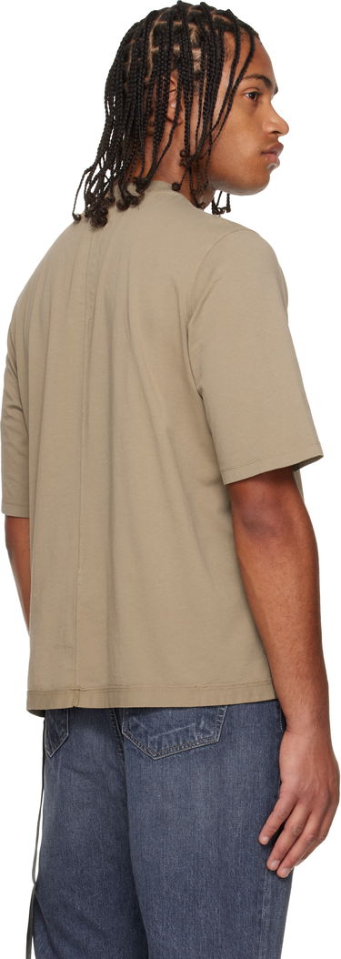 T-paita Rick Owens DRKSHDW Concordians Walrus T-shirt Beige | DU02E7252 RNP, 2
