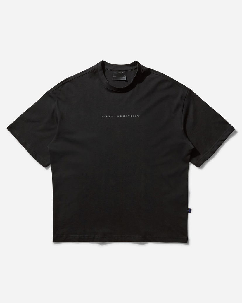 T-paita Alpha Industries UV Protection Base T-Shirt Musta | 756503 03