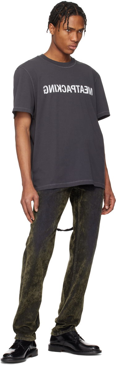 T-paita Helmut Lang Helmut Lang 'Meatpacking' T-Shirt Harmaa | O10HM514, 3