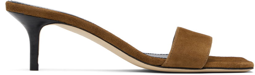 Kengänhoito Aeyde Aeyde Ilvy Suede Mules Ruskea | A11-HS-GAIS55TB155-SS25-990-017