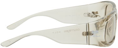 Aurinkolasit Courrèges Rectangular Sunglasses Musta | 224ALU013AC0006, 4