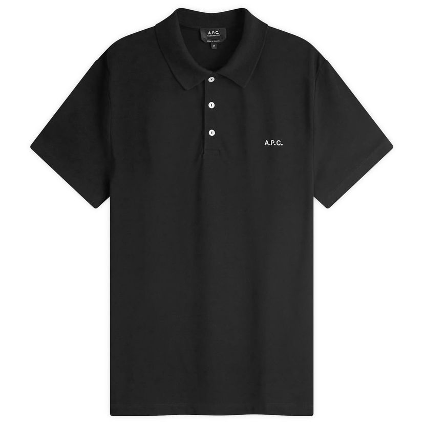 Poolopaita A.P.C. Logo Polo Shirt Musta | COGWZ-H26342-LZZ