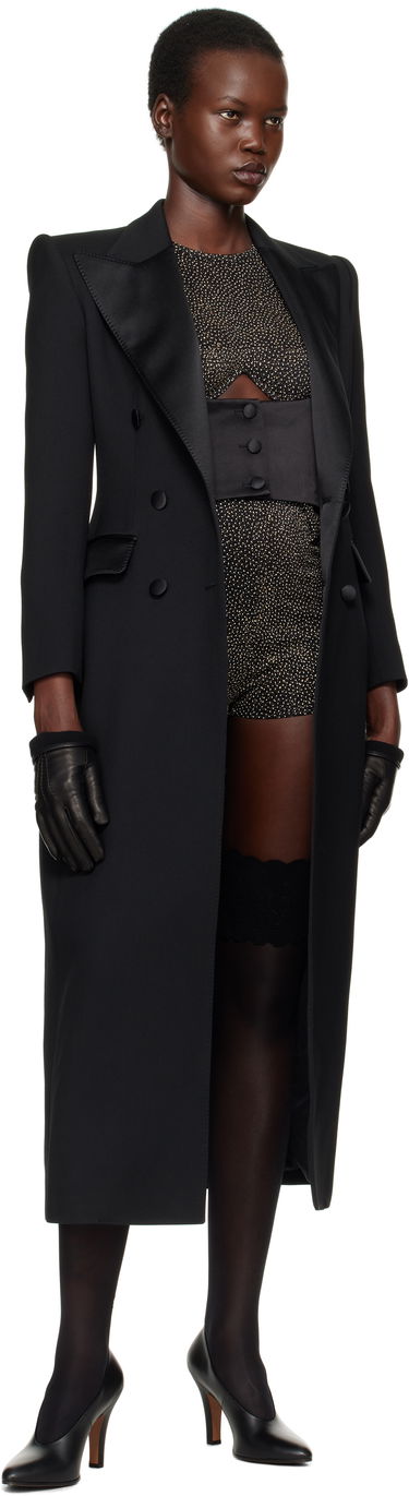 Trenssitakki Dolce & Gabbana Dolce&Gabbana Double-Breasted Tuxedo Coat Musta | F0W2FT FU272, 3