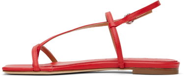 Asusteet Aeyde Aeyde Ella Leather Toe-Post Sandals Punainen | A11-FS-BRNS08FL21-SS25-406-007, 2