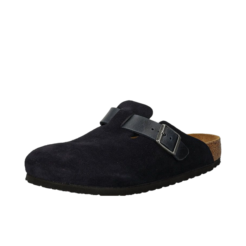 Tennarit ja kengät Birkenstock Boston Suede Slippers Sininen | 1028210