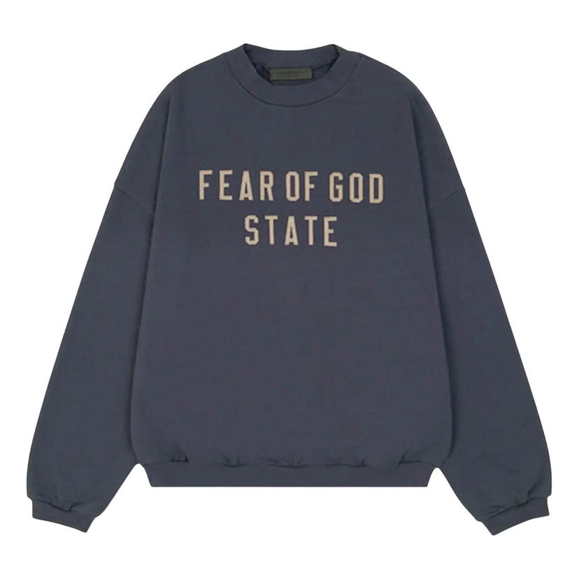 Huppari Fear of God Fear of God Essentials Heavy Fleece Sweatshirt Tummansininen | 192HO246234F