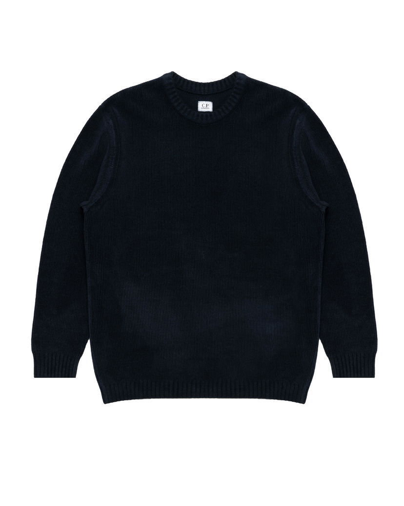 Villapaita C.P. Company C.P. Company Crew Neck Sweater Tummansininen | 19CMKN017A005558G-888