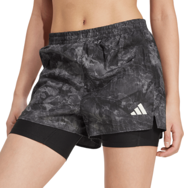 Shortsit adidas Originals Own the Run Spray Dye 2-in-1 Shorts Musta | jl8718, 0
