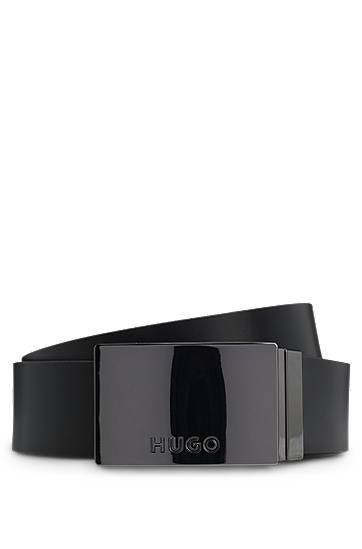 Vyöt BOSS Gift-boxed Reversible Belt in Italian Leather Musta | 50553976
