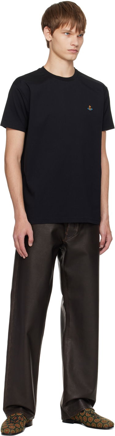 T-paita Vivienne Westwood Vivienne Westwood Classic Orb T-Shirt Musta | 3G010013-J001M-, 3