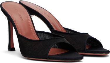 Asusteet Amina Muaddi Amina Muaddi Alexa Mesh Slipper 95 Heeled Sandals Musta | ALEXA MESH SLIPPER, 3