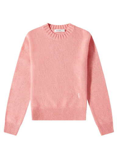 Villapaita Sporty & Rich Itzel Cashmere Crew Knit Vaaleanpunainen | CR731PK