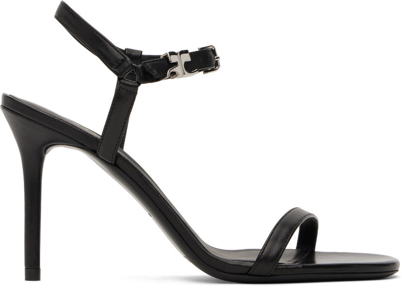 Asusteet Courrèges Courrèges AC Heeled Sandals Musta | 125SSD028AG0030