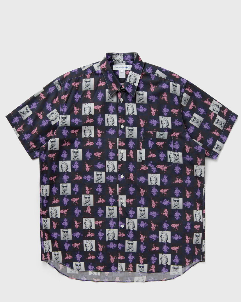 Paita Comme des Garçons Andy Warhol Print Woven Shirt Musta | FM-B002-S24-1