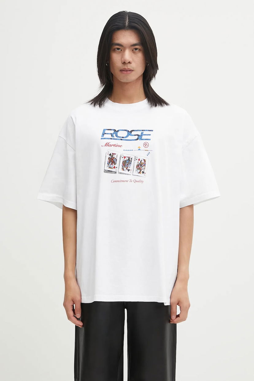 T-paita Martine Rose Martine Rose Oversized T-Shirt Valkoinen | 621JE06000F