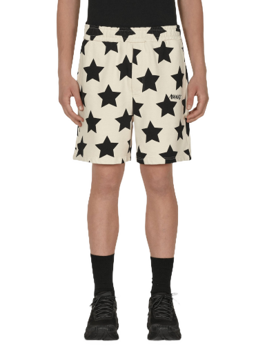 Shortsit Awake NY Star Printed Sweatshorts Valkoinen | AWK-SP22-SH001 IVORYBLACK