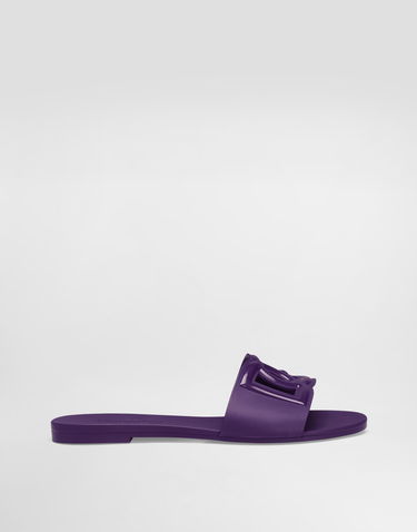 Asusteet Dolce & Gabbana Dolce & Gabbana Rubber Slides Violetti | CW2215AN9948H438, 0