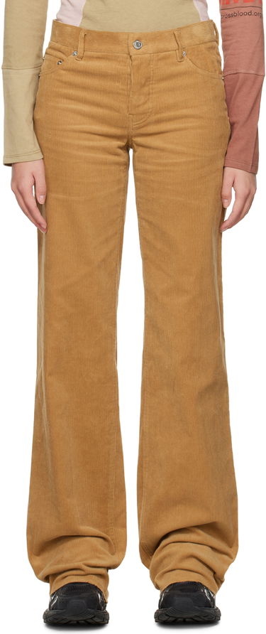 Housut We11done We11done Wide Corduroy Trousers Ruskea | WD-PT3-22-287-W-CM, 0