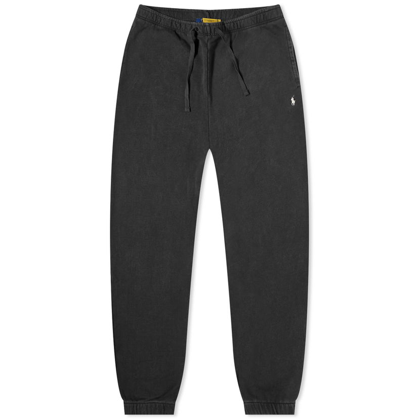 Verryttelyhousut Polo by Ralph Lauren Loopback Sweat Pants "Faded Black Canvas" Musta | 710916699012