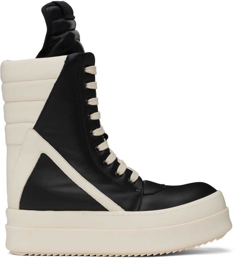 Tennarit ja kengät Rick Owens Rick Owens Hollywood Mega Geobasket Musta | RU01E5855 LCO