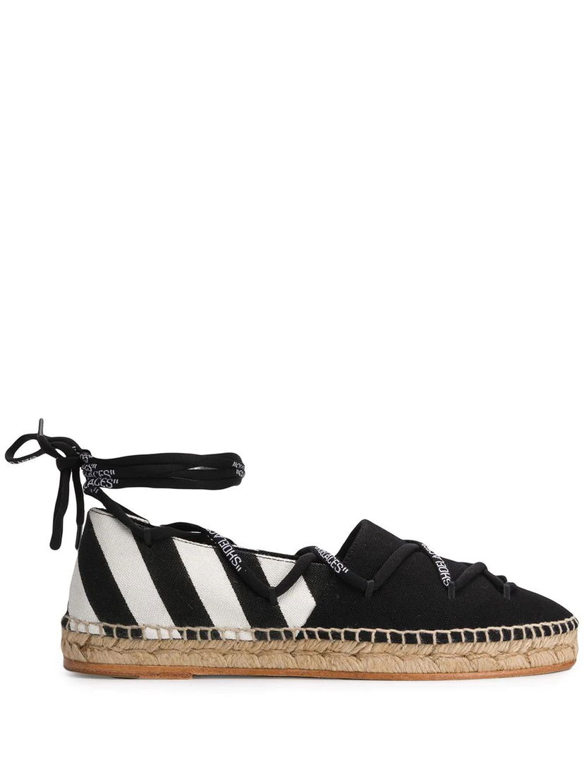 Tennarit ja kengät Off-White FABRIC ESPADRILLES ''Black'' Musta | OWIA204R20H701160110