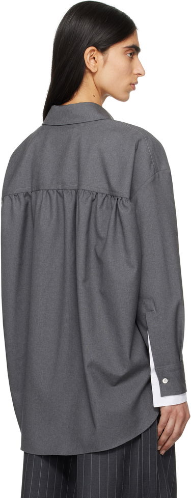 Paita Marni Marni Tropical Wool Shirt Harmaa | CAMA0613QS TW839, 2