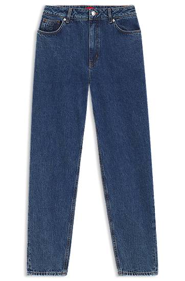 Jeans BOSS Mom Fit Rigid Denim Jeans Sininen | 50542462